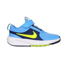 NIKE STAR RUNNER 5-PS 男中童運動鞋-魔鬼氈 休閒 運動 藍丈青亮黃