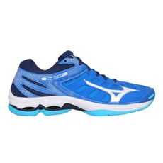 MIZUNO WAVE VOLTAGE 2 男排球鞋-訓練 運動 美津濃 藍白