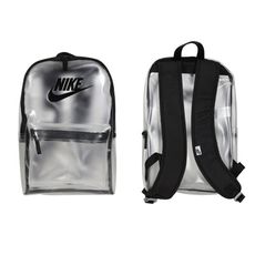 NIKE 大型後背包-雙肩包 肩背包 旅行包 霧白黑