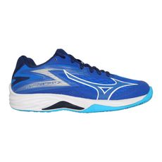 MIZUNO LIGHTNING STAR Z7 J.R 男童排球鞋-訓練 藍白銀