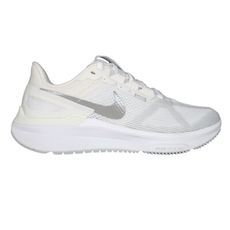 NIKE W AIR ZOOM STRUCTURE 25 女慢跑鞋-運動 休閒 白銀