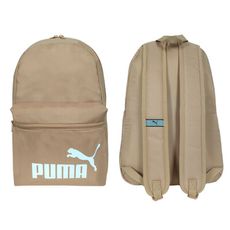 PUMA PHASE大型後背包-雙肩包 肩背包 旅行包 棕白