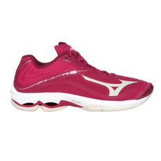 MIZUNO WAVE LIGHTNING Z6 女排球鞋-訓練 美津濃 玫紅紫銀