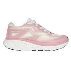 DIADORA 女流星避震慢跑鞋-運動 訓練 慢跑 白粉