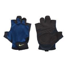NIKE 男款健力基礎手套-一雙入 訓練 藍黑淺綠