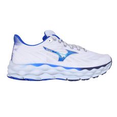 MIZUNO WAVE SKY 8 SW 男慢跑鞋-4E-超寬楦 淺灰藍銀