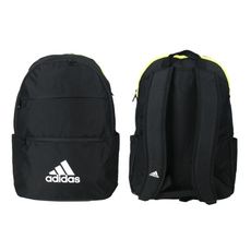 ADIDAS 大型後背包-雙肩包 肩背包 旅行包 25L 愛迪達 黑白螢光黃