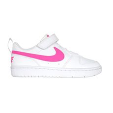 NIKE COURT BOROUGH LOW RECRAFT 女中童運動休閒鞋 白粉紅