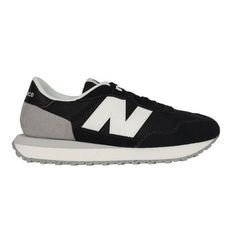 NEWBALANCE 男復古運動鞋-237系列 復古 慢跑 NB N字鞋 黑白灰