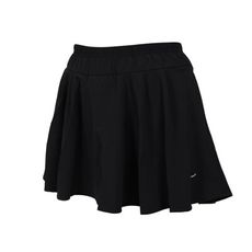 MIZUNO 女羽球短褲裙-慢跑 訓練 美津濃 羽球 黑白