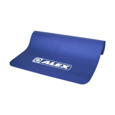 ALEX 專業瑜珈墊-台灣製 有氧 塑身 地墊 止滑墊 附收納袋 SGS認證 深藍白