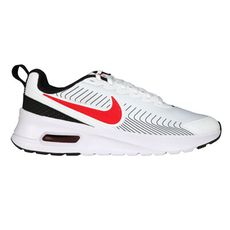 NIKE AIR MAX NUAXIS 男氣墊緩震運動鞋-慢跑 運動 休閒 白黑紅