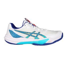 ASICS SKY ELITE FF 3 男排球鞋-訓練 運動 亞瑟士 白藍綠金紅