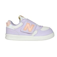 NEWBALANCE 女小童休閒運動鞋-WIDE-魔鬼氈 寬楦 NB 紫橘黃