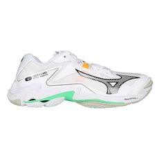 MIZUNO WAVE LIGHTNING Z8 男排球鞋-訓練 運動 白黑橘綠