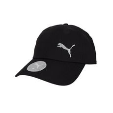 PUMA 訓練系列棒球帽-純棉 防曬 遮陽 棒球帽 運動 帽子 黑銀