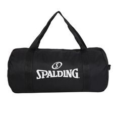 SPALDING 休閒袋-側背包 裝備袋 手提包 肩背包 黑白