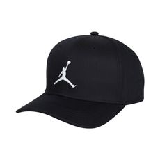 NIKE JORDAN 喬丹運動帽-台灣製 棒球帽 防曬 遮陽 帽子 黑白