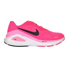 NIKE STRUCTURE 26 女慢跑鞋-路跑 運動 反光 訓練 螢光粉紅黑
