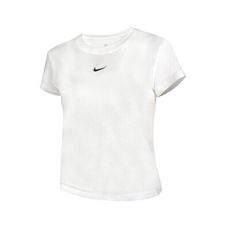 NIKE 女短袖T恤-休閒 慢跑 運動 上衣 白黑