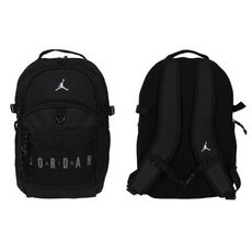 NIKE 大型後背包 JORDAN-雙肩包 肩背包 旅行包 黑白