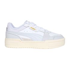 PUMA CA PRO LUX III 女運動休閒鞋- 厚底 復古 白淺灰