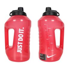 NIKE SUPER JUG 大口徑超容量水壺 128OZ-露營 登山 健身 紅白