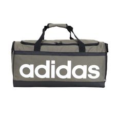 ADIDAS 大型圓筒包-側背包 裝備袋 手提包 肩背包 39L 愛迪達 軍綠白