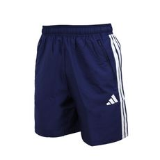 ADIDAS 男運動短褲-五分褲 慢跑 訓練 休閒 愛迪達 丈青白