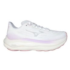 MIZUNO WAVE SKY 9 女慢跑鞋-運動 休閒 美津濃 白紫銀
