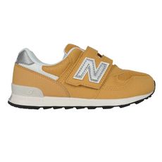 NEWBALANCE 男中童運動鞋-魔鬼氈 313系列 NB 駝黃銀