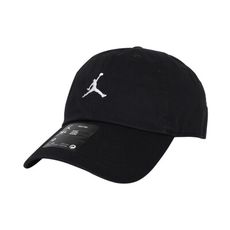NIKE JORDAN 喬丹運動帽-棒球帽 防曬 遮陽 帽子 黑白