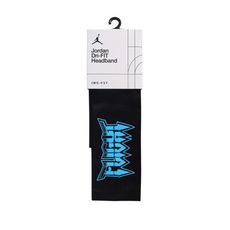 NIKE JORDAN FURY GRAPHIC頭帶-DRI FIT 髮帶 黑藍