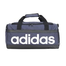 ADIDAS 中型圓筒包-側背包 裝備袋 手提包 肩背包 愛迪達 丈青白