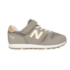 NEWBALANCE 男女中童休閒運動鞋-373系列 N字鞋 NB  寬楦 深灰白棕