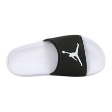 NIKE JORDAN JUMPMAN SLIDE 男運動拖鞋-戲水 游泳 白黑