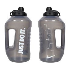 NIKE SUPER JUG 大口徑超容量水壺 128OZ-露營 登山 健身 灰黑白