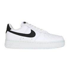 NIKE WMNS AIR FORCE 1 07女休閒鞋-皮革 復古 經典 白黑