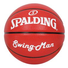 SPALDING SWINGMAN系列#7合成皮籃球-訓練 室外 室內 紅白