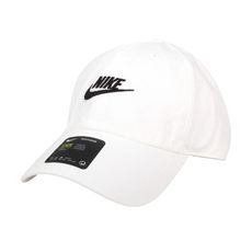 NIKE 帽子-防曬 遮陽 鴨舌帽 台灣製 白黑