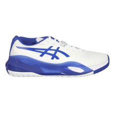 ASICS GEL-RESOLUTION X 男網球鞋-2E-寬楦 亞瑟士 白藍