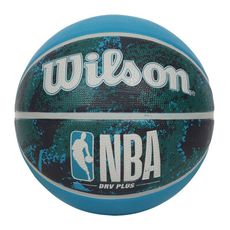 WILSON NBA DRV系列 PLUS VIBE #7橡膠籃球-訓練 湖水藍綠白