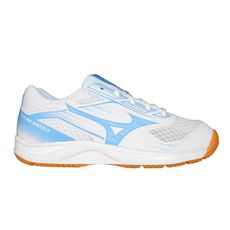 MIZUNO CYCLONE SPEED 5 男女排球鞋-運動 訓練 白水藍