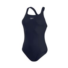 SPEEDO ECO ENDURANCE+ 女運動連身泳裝-游泳 泳衣 丈青紫白