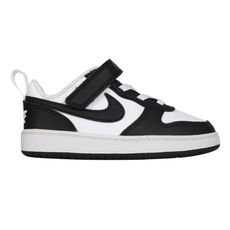 NIKE COURT BOROUGH LOW RECRAFT 男女小童運動休閒鞋 黑白