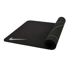 NIKE YOGA MAT 雙面瑜珈墊 4 MM-台灣製 止滑墊 運動 黑灰