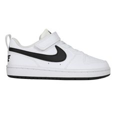NIKE COURT BOROUGH LOW RECRAFT 男女中童休閒運動鞋 白黑