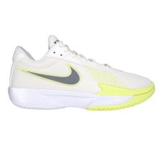 NIKE AIR ZOOM G.T. CUT ACADEMY EP 男緩震籃球鞋 白螢光綠灰