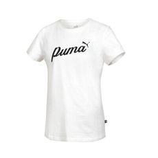 PUMA 女基本系列BLOSSOM短袖T恤-歐規 休閒 上衣 白黑