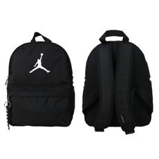 NIKE JORDAN 小型雙肩包-後背包 肩背包 飛人喬丹 黑白